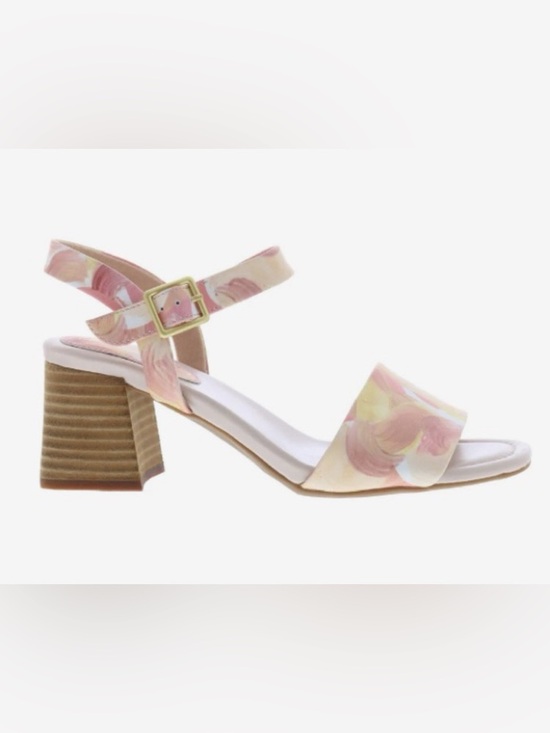 Rockport Shoes - Rockport X Oh Joy! Collaboration Pink Multi Block Heel Sandal: Size 7.5